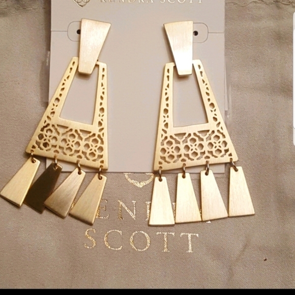 Kendra Scott Jewelry - Gold, Kendra Scott, Kase, Fringe Earrings